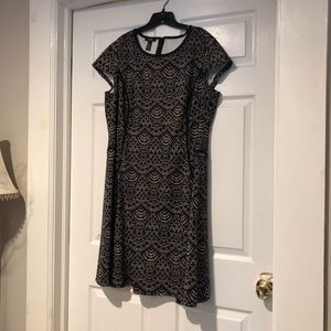 Alfani plus size fit & flair dress